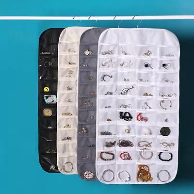 Pocket Bracelet Earring Storage Jewelry Hanger Jewelry Organizer Necklace Bag • $19.82