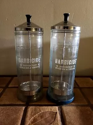 Lot Of 2 Vintage King's Research Inc Barbicide Disinfecting Jar Made In Canada  • $29.99