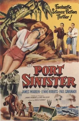 Port Sinister Very Rare Crime Sci-fi Thriller 1953 On  Dvd • $17.50