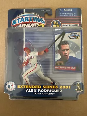 ALEX RODRIGUEZ Texas Ranger AROD Figure 2001 SLU Starting LineUp Extended Series • $1.99