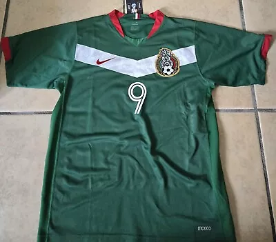 Nike Mexico Home Germany 2006 World Cup Jared Borgetti Jersey Size Medium  • $109.98