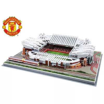 3d Manchester United Old Trafford Replica Football Stadium 186pc Puzzle Gift New • £7.05