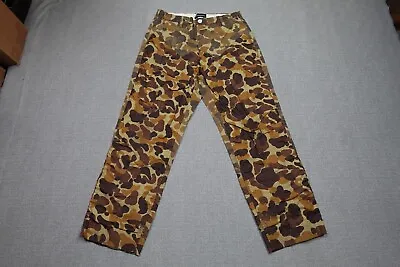 Vintage Camo Pants Men 34x32 Brown Camo Frogskin Hunting Outdoors Loose Fit • $39.97