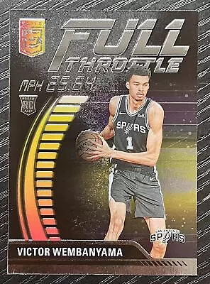 Victor Wembanyama 2023-24 Panini Donruss Elite Full Throttle RC Spurs #3 -4.16 • $1.25