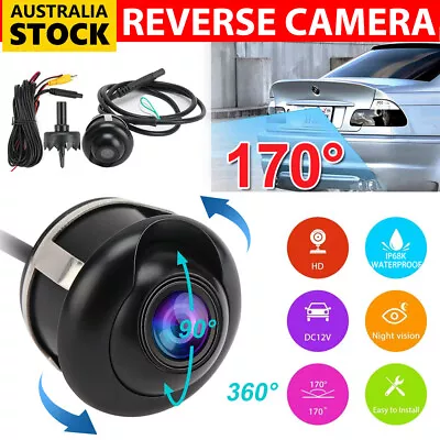 360° CCD Waterproof Reverse Camera Car Review Backup Parking Cam Night Vision HD • $18.85