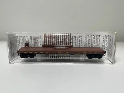 N Scale Micro-Trains Chicago Burlington & Quincy 50’ Flat Car #93374 • $14.99