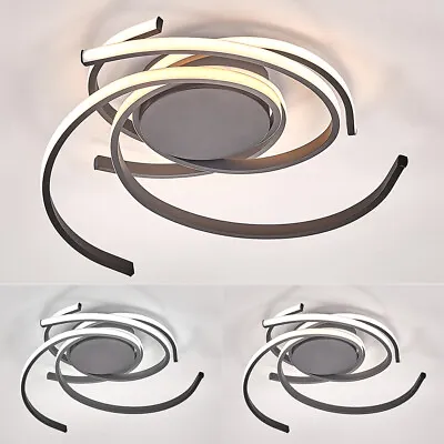 £65.95 • Buy Modern Art Swirl Spiral Shape LED Ceiling Lamp Light Chandelier Living Room Home