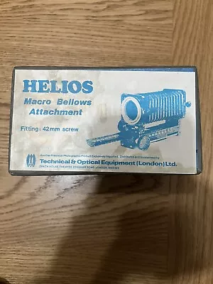 Helios Macro Bellows Camera Attachment. 42mm Screw • £18