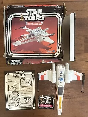 Vintage Star Wars X-Wing Fighter 1978 Kenner W/Box + Instructions + Ad • $189