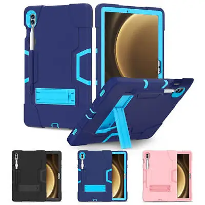 For Samsung Galaxy Tab S9 FE S8+ S9 FE+ Plus 12.4 Hybrid Case Shockproof Cover • $13.95