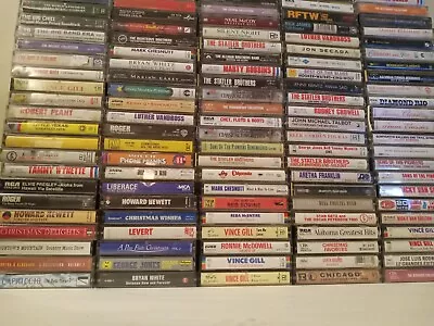 $2 • Buy Cassette Tape Lot - You Pick -  Country Rock Pop Jazz Blues Rap Classical R&B