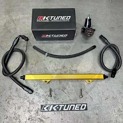 K Tuned K Motor 6AN Fuel Rail Swap Kit K20 K24 EG EK DC2 (Gold) • $379.95