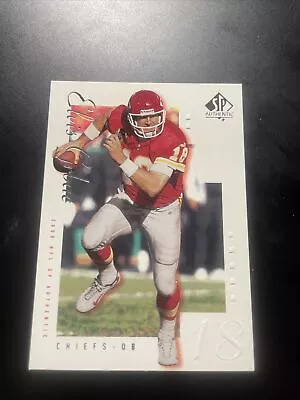 2000 SP Authentic Football Card #41 Elvis Grbac • $1.89