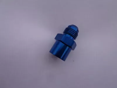 6 AN To 14 X 1.5 O-ring Metric Adapter Fitting Blue Made In U.S.A. • $8.50
