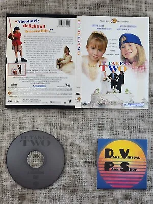 It Takes Two DVD Bilingual Mary Kate Ashley Olsen Twins Snapcase • $8.29