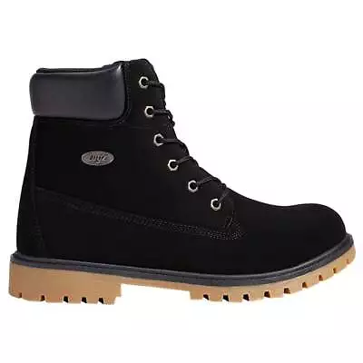 Lugz Rucker Hi Lace Up  Mens Black Casual Boots MRUCKRHD-002 • $24.99