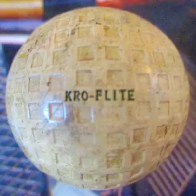 Vtg - KRO-FLITE Golf Ball - Spalding - Mesh - Green Print • $12.50