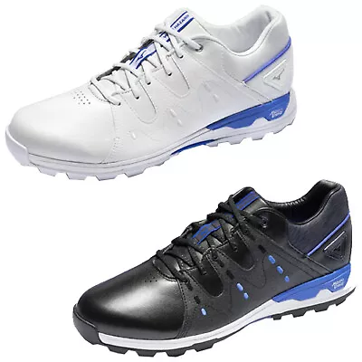 2024 Mizuno Mens Wave Hazard Pro Golf Shoes Spikeless Waterproof Leather Upper • $144.93
