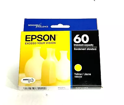 Epson 60 Standard Capacity T060420 Yellow Ink Cartridge Expired 2018 • $12.95