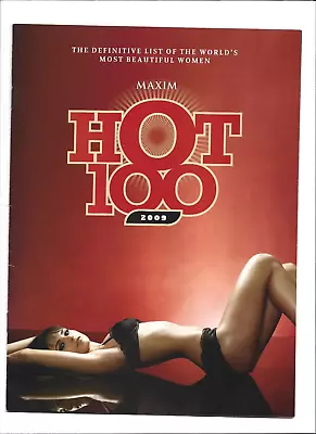 Maxim Hot 100 2009 Supplement Who Is #1? • $4