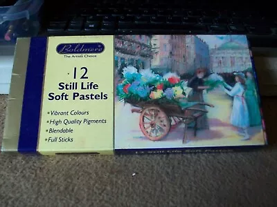 Boldmere Still Life Soft Pastels Set Of 12  Vibrant Colours Blendable • £5.99