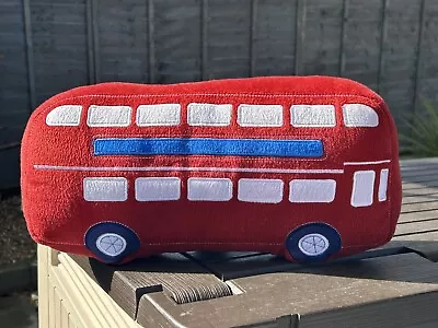 London Bus Transport Cushion Double Decker Red Sainsburys Tu Brand Home Travel • £12.89