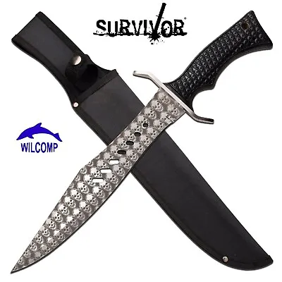 SURVIVOR SV-FIX011BK Large Hunting Camping Survival Fixed Blade Knife - 17.25  • $75