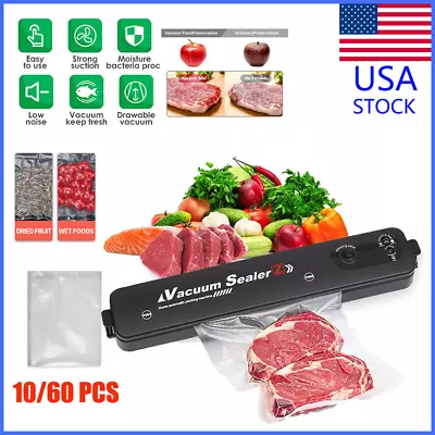 $18.99 • Buy US Vacuum Sealer Machine Food Preservation Storage Saver Automatic Seal With Bag