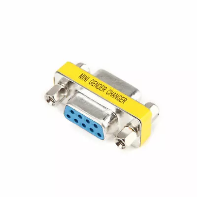 9 Pin RS-232 DB9 Female To Female Serial Cable Gender Changer Coupler Adapter US • $3.99