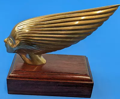 Art Deco Victoire Spirit Of The Wind Car Mascot Designed By Rene Lalique. Brass • £49.99