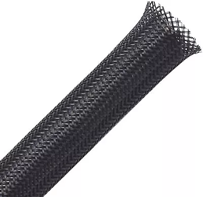1/2  Expandable Wire Cable Sleeving Sheathing Braided Loom 50 Feet • $8.08