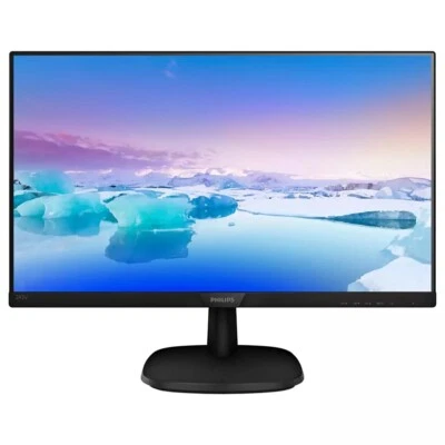Philips V-line 243V7QJABF 23.8  FHD IPS LCD Monitor HDMI VGA DP Resp Time 5ms • £74.99