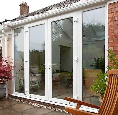 £437.25 • Buy New White UPVC French Doors - White UPVC - NOT Flat Pack! 1180mm