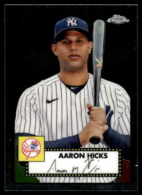 2021 Topps Chrome Platinum Anniversary  361 Aaron Hicks  New York Yankees • $1.39