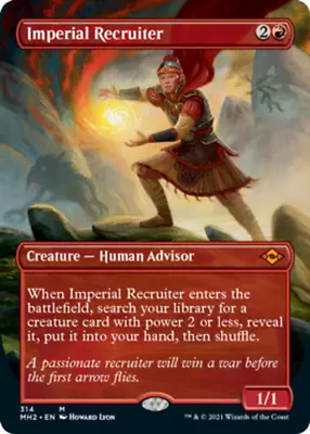 Imperial Recruiter - Borderless NM English MTG Modern Horizons 2 • $9.93