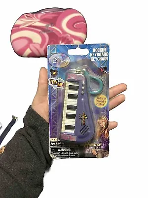 Hannah Montana Rocking Keyboard (2) Musical Keychain And A Guitar Keychain -NEW • $20