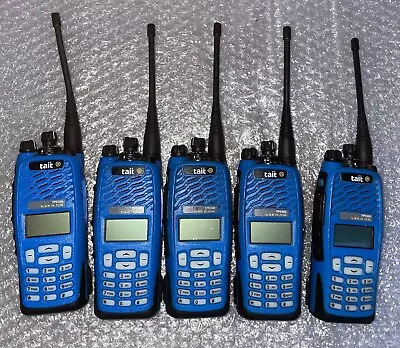 5 * TAIT TP9300 IS SERIES UHF 450-520MHz 2  WAY RADIOS Including 5  Microphones • $3880