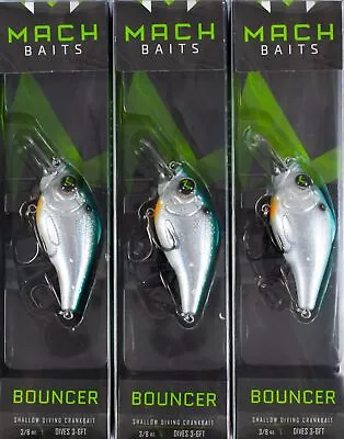 (lot Of 3) Mach Baits Bouncer 3/8oz Hcmbb-591 Sexy Shad 2.0 A2224 • $0.99