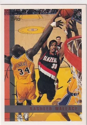 1997 Topps #120 Rasheed Wallace Minted In Springfield Mass NM • $1.50