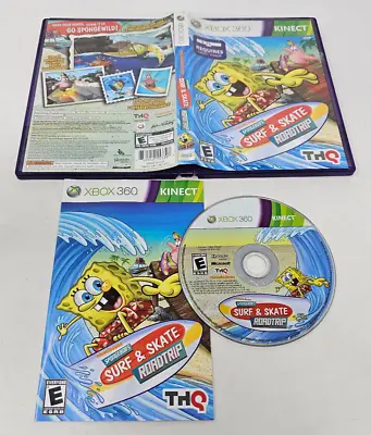 Xbox 360 SpongeBob's Surf And Skate Roadtrip *w/Manual*Tested*Free Shipping* • $12.99