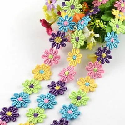 £2.50 • Buy Daisy Flower Polyester Ribbon, Sold Per Metre