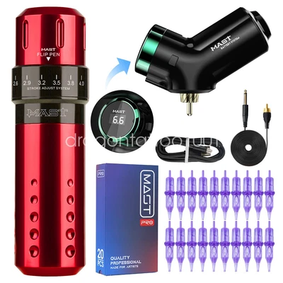 $171.99 • Buy Mast Wireless Power Battery Pack Tattoo Machine Motor Pen Pro Needles