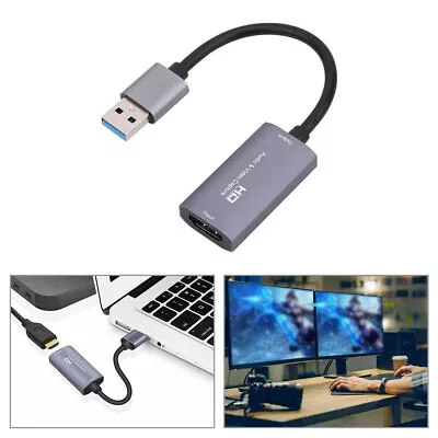 $13.10 • Buy Capture Card, 4K HDMI To USB 2.0 Video Capture Device 1080P HD 30fps Broadcast