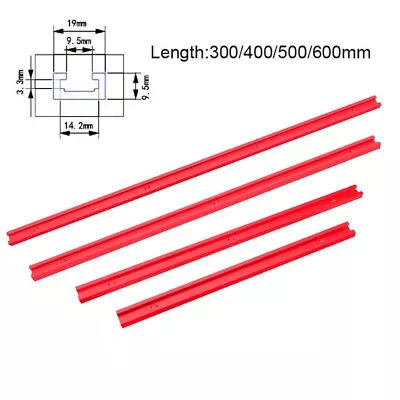Universal 300-600mm T-Track T-Slot Miter Jig Tool For Woodworking Router T Screw • $22.25