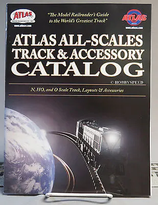 ATLAS ALL SCALE TRACK/ACCESSORY CATALOG Toy Train Dealer Book N HO O ATL104 NEW • $5.47