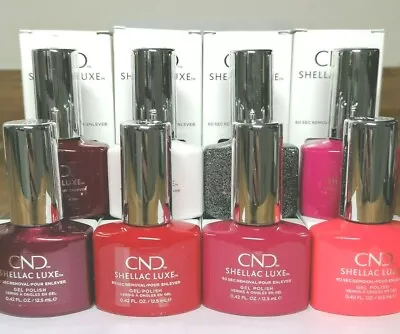 £13.99 • Buy CND SHELLAC LUXE UV Gel Nail Polish 💖70+SHADES -12.5ml 💖