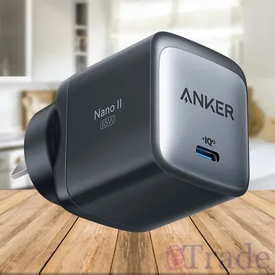 $74.90 • Buy Fast Charger - Anker Nano II 65W GaN USB-C AC Charger