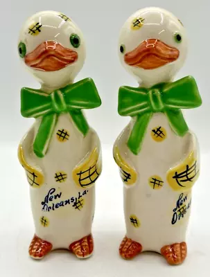 Vintage Retro Salt And Pepper Shakers Anthropomorphic Ducks U260/36 • $24.99