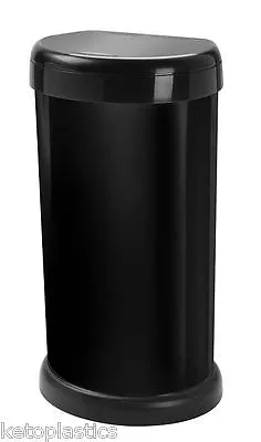 Brand New Moda Bin - All Black Touch Top Kitchen Bin 42l Rubbish Waste  • £27.99