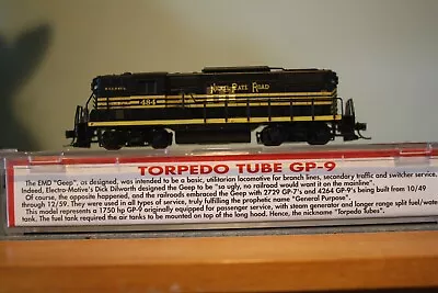 Atlas N Scale #48417 Nickel Plate Road GP-9 T.T. Rd# 484 LN • $65.99